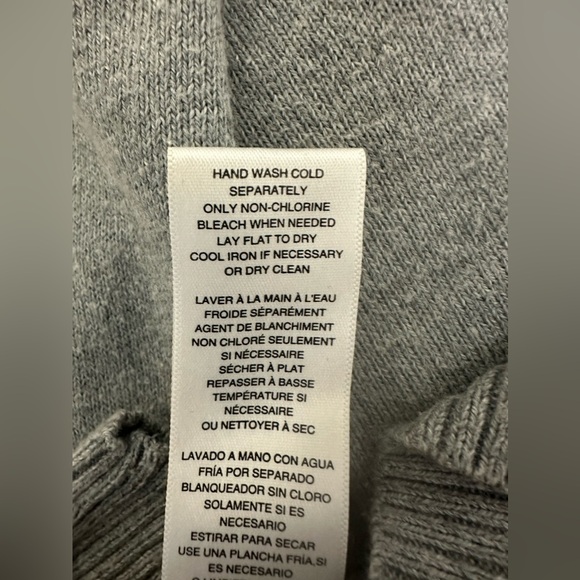 NEW Michael Kors Thin Knit V-Neck Belt Poncho Shawl Wrap Pullover Tunic Top M - Picture 12 of 14